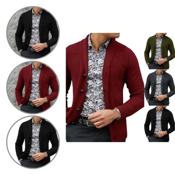 men's sweaters casual men cardigan coat loose streetwear turndown collar knitted sweater, White;black
men's sweaters casual men cardigan coat loose streetwear turndown collar knitted sweater, White;black
