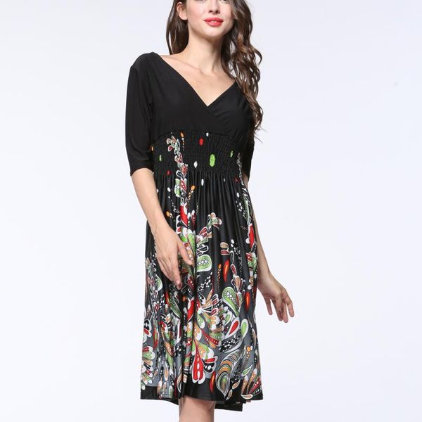 casual dresses women's v-neck summer puffy swing party dress with sleeves size 7xl, Black;gray
casual dresses women's v-neck summer puffy swing party dress with sleeves size 7xl, Black;gray