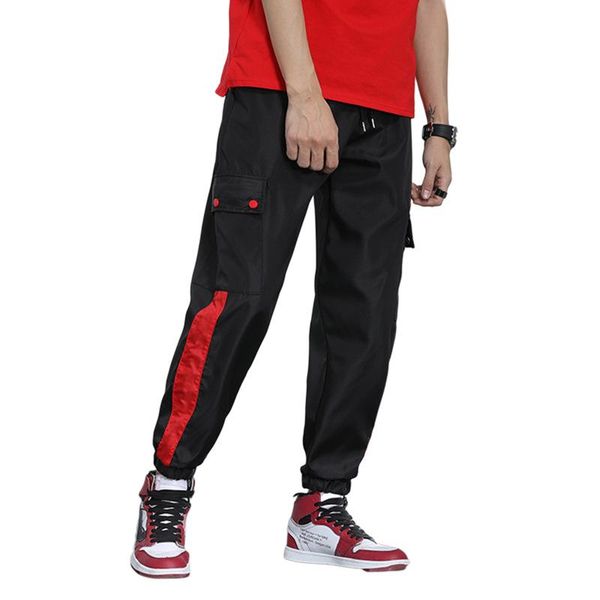 men's pants harajuku cotton multi-pockets safari style fashion tide men autumn hip hop streetwear casual elastic trousers camo, Black
men's pants harajuku cotton multi-pockets safari style fashion tide men autumn hip hop streetwear casual elastic trousers camo, Black