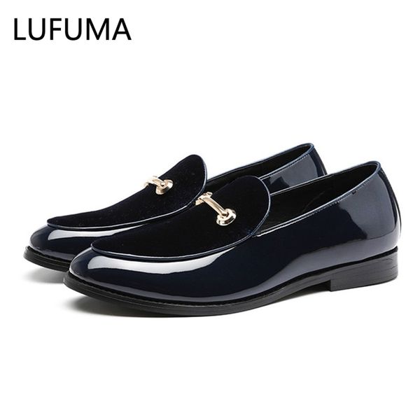 men dress shoes shadow patent leather luxury fashion groom wedding italian style oxford big size 48 211102, Black
men dress shoes shadow patent leather luxury fashion groom wedding italian style oxford big size 48 211102, Black