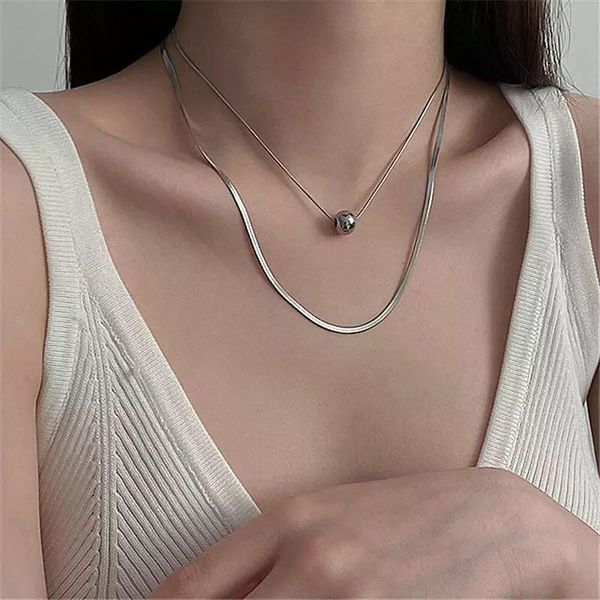 chokers trendy round ball choker necklace for woman hip hop silver color double layers titanium steel valentine's day jewelry, Golden;silver
chokers trendy round ball choker necklace for woman hip hop silver color double layers titanium steel valentine's day jewelry, Golden;silver