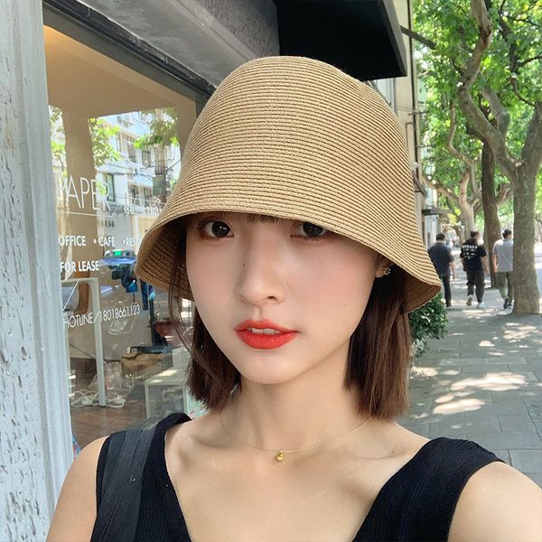 hat female fisherman korean versatile summer thin fashion brand face bucket straw hat small fresh, Blue;gray
hat female fisherman korean versatile summer thin fashion brand face bucket straw hat small fresh, Blue;gray