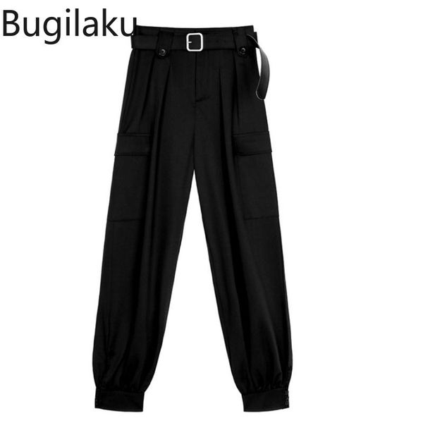 women's pants & capris bugilaku arrival black cargo women solid color autumn trousers casual loose all-match high waist pantalones femm, Black;white
women's pants & capris bugilaku arrival black cargo women solid color autumn trousers casual loose all-match high waist pantalones femm, Black;white