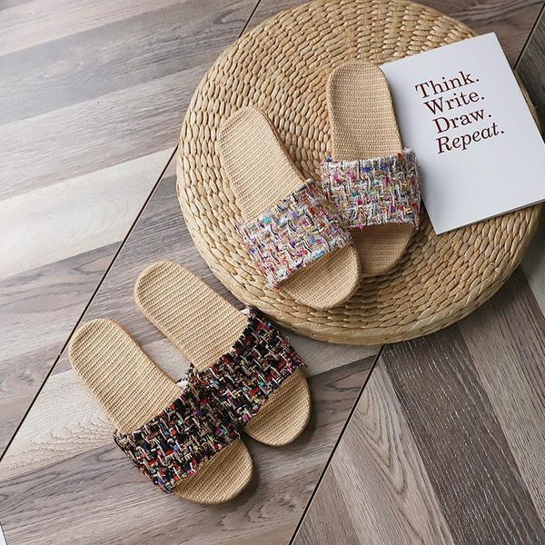 slippers home indoor non-slip breathable linen creative fashion four seasons open floor shoes women wnnu, Black
slippers home indoor non-slip breathable linen creative fashion four seasons open floor shoes women wnnu, Black