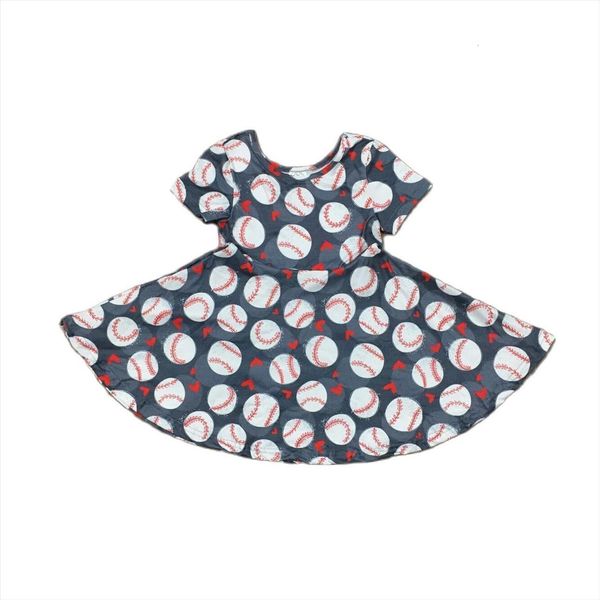 spring summer baby girls girl dresses clothes baseball print twirl milk silk dress, Red;yellow
spring summer baby girls girl dresses clothes baseball print twirl milk silk dress, Red;yellow