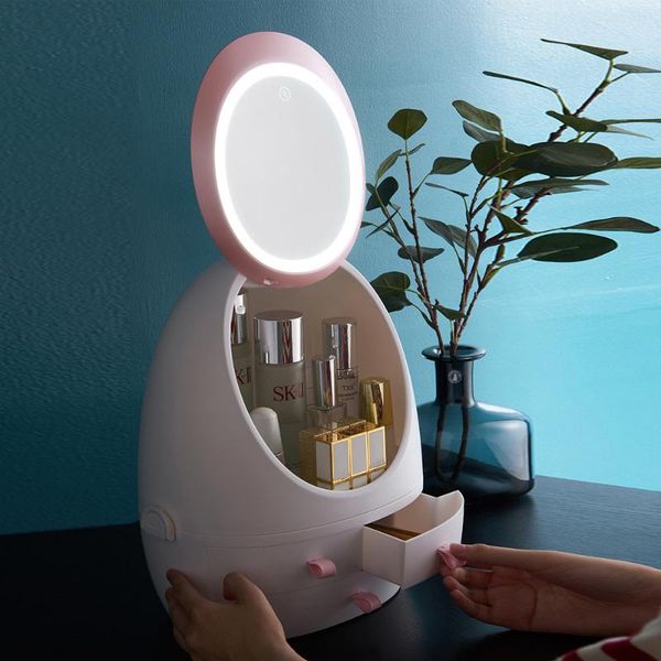 bathroom storage & organization hd mirror led light cosmetic box jewelry makeup organizer usb charge case deskdrawer drop
bathroom storage & organization hd mirror led light cosmetic box jewelry makeup organizer usb charge case deskdrawer drop