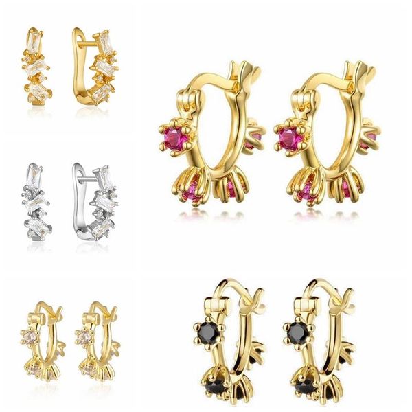 hoop & huggie 925 sterling silver ear buckle inlaid exquisite crystal earrings minimalist earring jewelry for women birthday gift, Golden;silver
hoop & huggie 925 sterling silver ear buckle inlaid exquisite crystal earrings minimalist earring jewelry for women birthday gift, Golden;silver