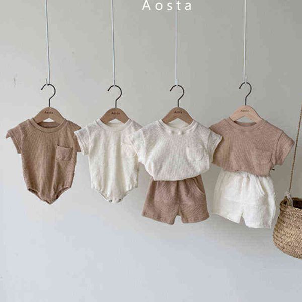 summer baby boy girl short sleeve rompers children casual t-shirt kids baby boy girl clothes loose shorts infant rompers g220217, White
summer baby boy girl short sleeve rompers children casual t-shirt kids baby boy girl clothes loose shorts infant rompers g220217, White