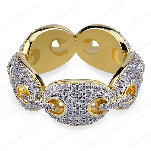 hip hop ring iced out micro pave zircon chain link ring gold color plated bling jewelry, Silver
hip hop ring iced out micro pave zircon chain link ring gold color plated bling jewelry, Silver