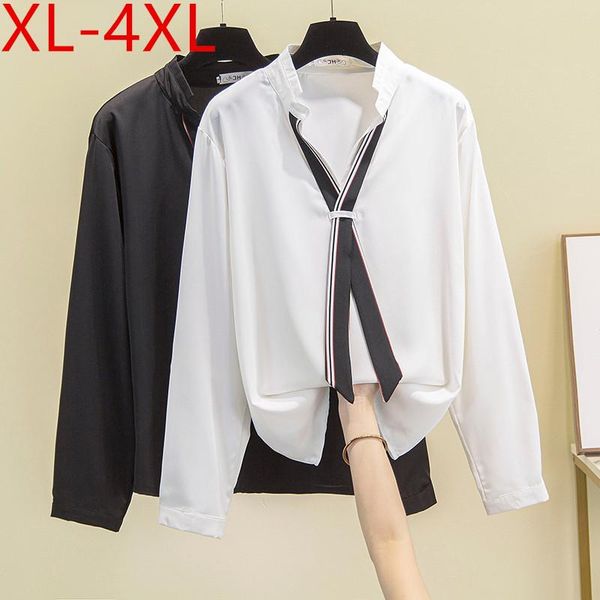 plus size t-shirt spring autumn women v neck long sleeve stripe patchwork shirt large loose casual shirts 4xl fit 100kg, Black
plus size t-shirt spring autumn women v neck long sleeve stripe patchwork shirt large loose casual shirts 4xl fit 100kg, Black