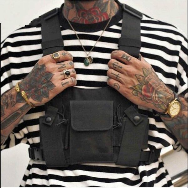 fashion vintage male chest rig bag nylon black vest hip hop streetwear functional men casual chest bag kanye west waist bag
fashion vintage male chest rig bag nylon black vest hip hop streetwear functional men casual chest bag kanye west waist bag