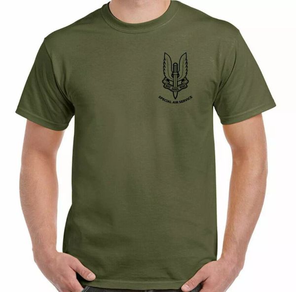 sas man t-shirt special air service british forces elite he wins standards, White;black
sas man t-shirt special air service british forces elite he wins standards, White;black