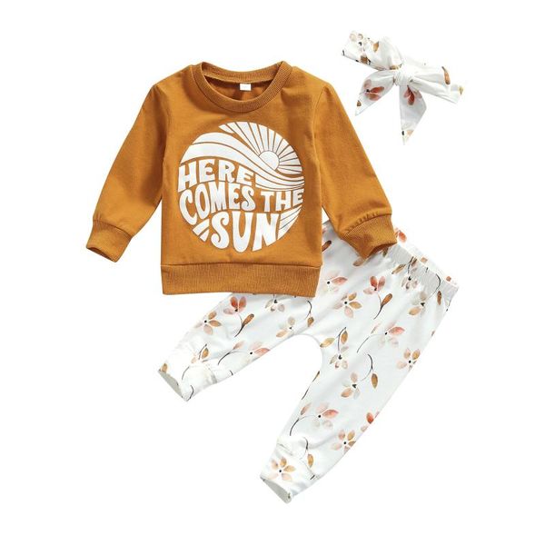 clothing sets 3pcs baby girl fall clothes outfit long sleeve crew neck pullover + pants headband set 0-24m, White
clothing sets 3pcs baby girl fall clothes outfit long sleeve crew neck pullover + pants headband set 0-24m, White