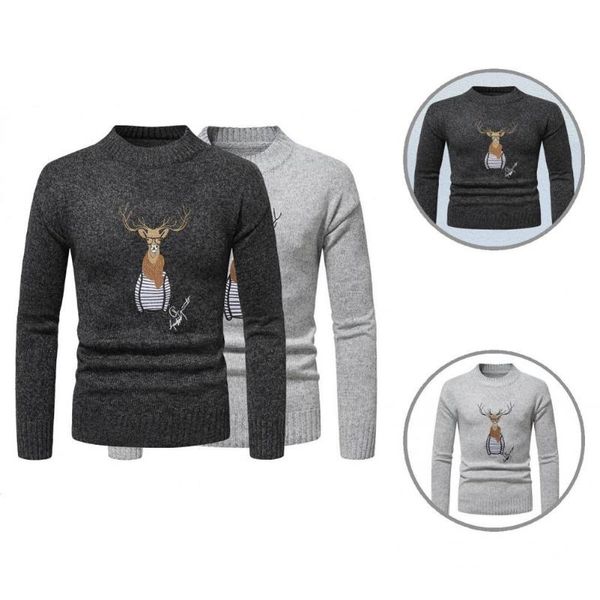 men's sweaters spring sweater long sleeve warm elastic funny autumn for daily wear, White;black
men's sweaters spring sweater long sleeve warm elastic funny autumn for daily wear, White;black