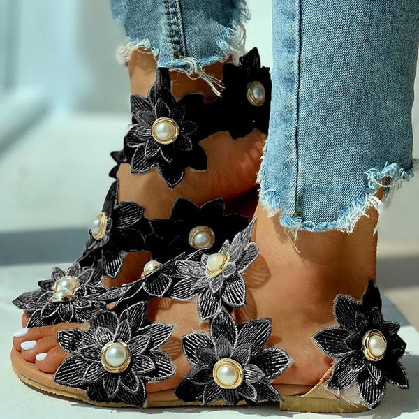 sandals 2021 summer ladies shoes women white floral flat bohemian casual beach for woman, Black
sandals 2021 summer ladies shoes women white floral flat bohemian casual beach for woman, Black