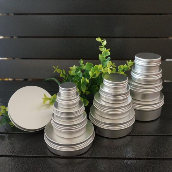 storage bottles & jars 5/10/15/20/30/50/60/80/100/110/150/200g empty round portable aluminum box metal tin diy cream refillable silver
storage bottles & jars 5/10/15/20/30/50/60/80/100/110/150/200g empty round portable aluminum box metal tin diy cream refillable silver