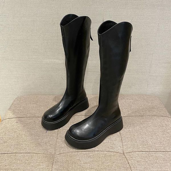 boots long female knight but knee 2021 autumn and winter thick-soled big-toed stretch high leather, Black
boots long female knight but knee 2021 autumn and winter thick-soled big-toed stretch high leather, Black