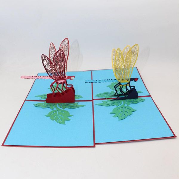 greeting cards 3d laser cut handmade red yellow wing dragonfly paper invitation postcard wedding birthday party student gift
greeting cards 3d laser cut handmade red yellow wing dragonfly paper invitation postcard wedding birthday party student gift