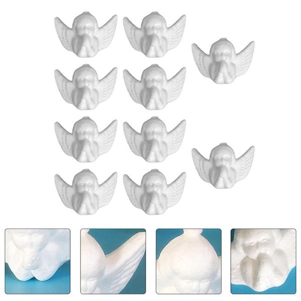 pendant necklaces 20pcs christmas foams decoration angel model xmas tree ornament diy accessory, Silver 
pendant necklaces 20pcs christmas foams decoration angel model xmas tree ornament diy accessory, Silver