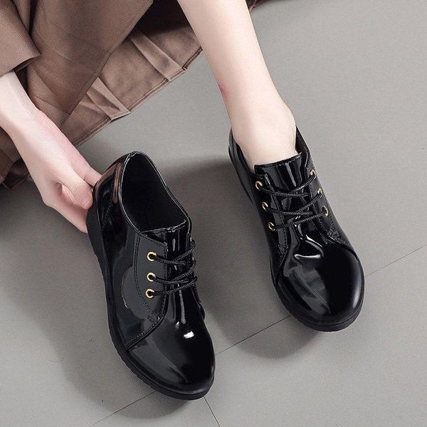 boots woman patent leather lace up black ankle for women non-slip vulcanize shoes drop spring wedges casual
boots woman patent leather lace up black ankle for women non-slip vulcanize shoes drop spring wedges casual