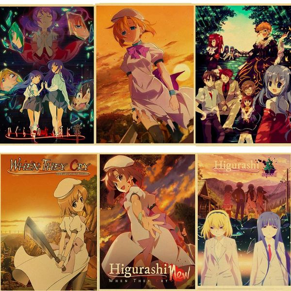 wall stickers vintage higurashi when they cry retro poster room decor art home for living prints
wall stickers vintage higurashi when they cry retro poster room decor art home for living prints