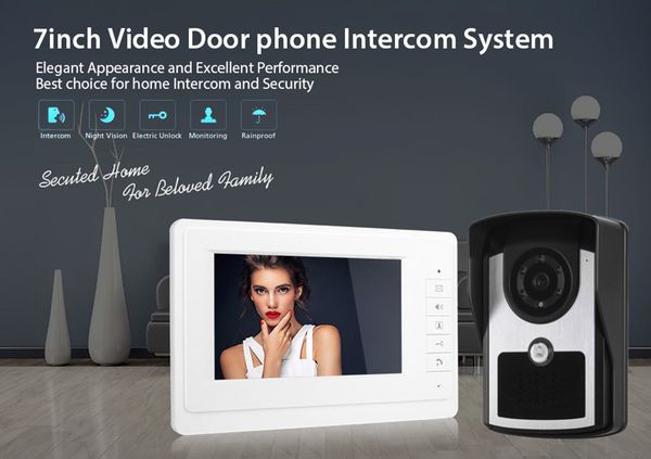 video door phones intercom system home 7" monitor wired 1000tvl outdoor waterproof doors entry ir camera videos doorbell kit
video door phones intercom system home 7" monitor wired 1000tvl outdoor waterproof doors entry ir camera videos doorbell kit