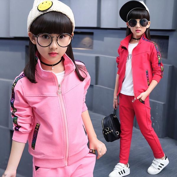 spring girls clothes set teenage kids clothing children sports long sleeve sets casual tracksuit 6 8 10 12 years, White
spring girls clothes set teenage kids clothing children sports long sleeve sets casual tracksuit 6 8 10 12 years, White