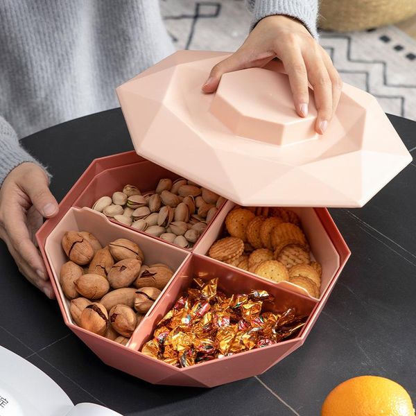 dishes & plates candy snack tray dried fruit nut serving with lid storage box living room plate wedding gift home organizer
dishes & plates candy snack tray dried fruit nut serving with lid storage box living room plate wedding gift home organizer