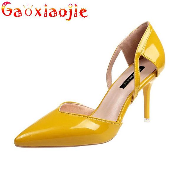 sandals gaoxiaojie 2021 summer pure colour pointed end 8.5cm women stiletto sandal fashion hollow out cover heel office high-heel shoes, Black
sandals gaoxiaojie 2021 summer pure colour pointed end 8.5cm women stiletto sandal fashion hollow out cover heel office high-heel shoes, Black