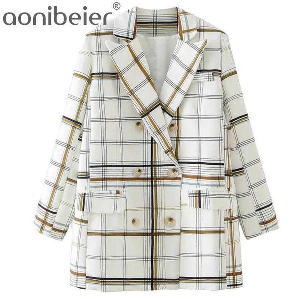women striped lattice blazer long sleeve female coat notched autumn collar casual jacket outwear 210604, White;black
women striped lattice blazer long sleeve female coat notched autumn collar casual jacket outwear 210604, White;black