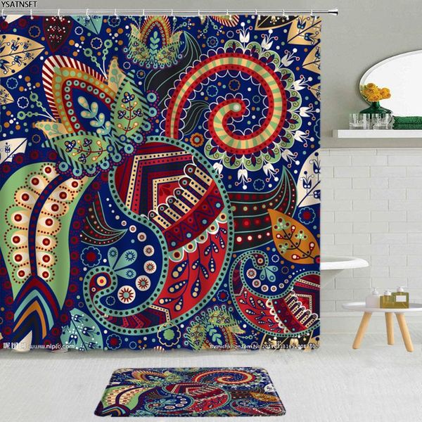 shower curtains 2pcs bohemian ethnic flower curtain geometric floral pattern bathroom non-slip carpet bath mat hanging set decor
shower curtains 2pcs bohemian ethnic flower curtain geometric floral pattern bathroom non-slip carpet bath mat hanging set decor