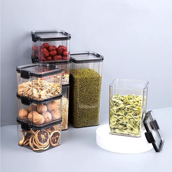 storage bottles & jars sealed box tank kitchen fresh-keeping whole grain multi-grain transparent can jar
storage bottles & jars sealed box tank kitchen fresh-keeping whole grain multi-grain transparent can jar