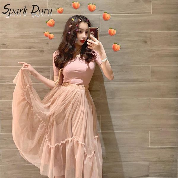 skirts sparkdora fairy skirt irregular a-line mesh mid length in spring and summer 2021, Black
skirts sparkdora fairy skirt irregular a-line mesh mid length in spring and summer 2021, Black