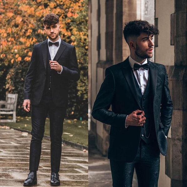 men's suits & blazers 2021 est mens wool blend 3 piece (coat+vest+pants) peaked lapel terno masculino formal prom suit custom made, White;black
men's suits & blazers 2021 est mens wool blend 3 piece (coat+vest+pants) peaked lapel terno masculino formal prom suit custom made, White;black