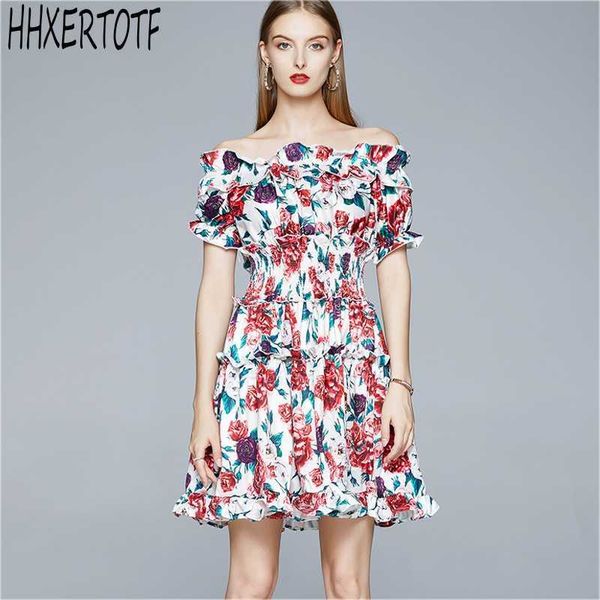 summer women off shoulder ball gown dress slash neck rose flower print ruffles 210531, Black;gray
summer women off shoulder ball gown dress slash neck rose flower print ruffles 210531, Black;gray