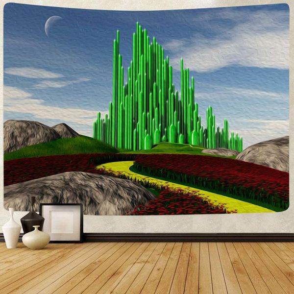 tapestries simsant green castle tapestry fantasy movie rainbow tree flower art wall hanging for living room home decor
tapestries simsant green castle tapestry fantasy movie rainbow tree flower art wall hanging for living room home decor