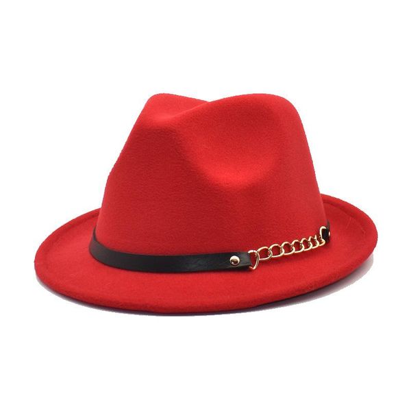 wide brim hats solid color autumn winter fashion wool simple round flat vintage fedoras for women chain ribbon, Blue;gray
wide brim hats solid color autumn winter fashion wool simple round flat vintage fedoras for women chain ribbon, Blue;gray