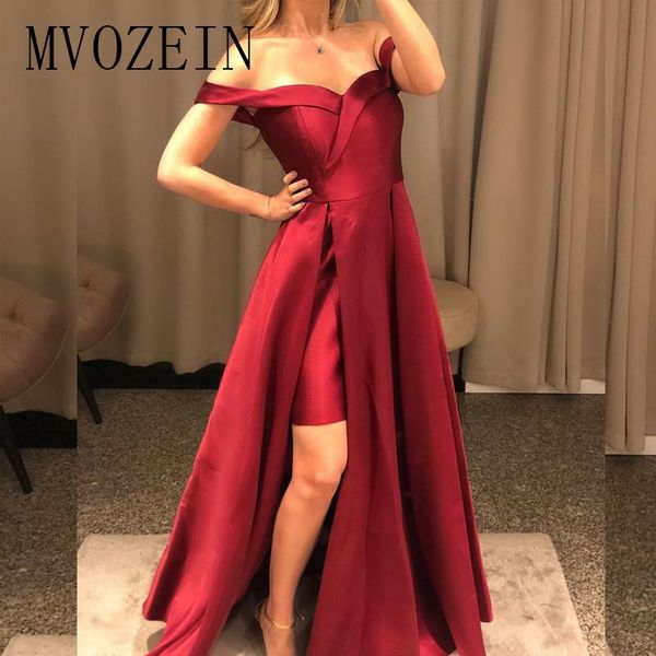 party dresses burgundy evening long satin formal gowns floor length dress 2021 vestido de festa, White;black
party dresses burgundy evening long satin formal gowns floor length dress 2021 vestido de festa, White;black