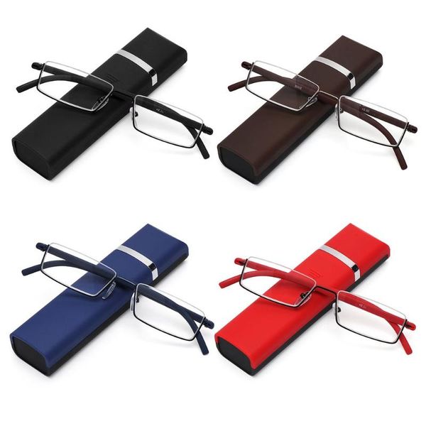 sunglasses retro readers men and women spring hinge tr90 half frame presbyopia eyeglasses anti eyestrain reading glasses with case, White;black
sunglasses retro readers men and women spring hinge tr90 half frame presbyopia eyeglasses anti eyestrain reading glasses with case, White;black