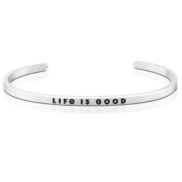 bangle l-n 4mm life is good arrival stainless steel engraved positive inspirational quote cuff mantra bracelet, Black
bangle l-n 4mm life is good arrival stainless steel engraved positive inspirational quote cuff mantra bracelet, Black