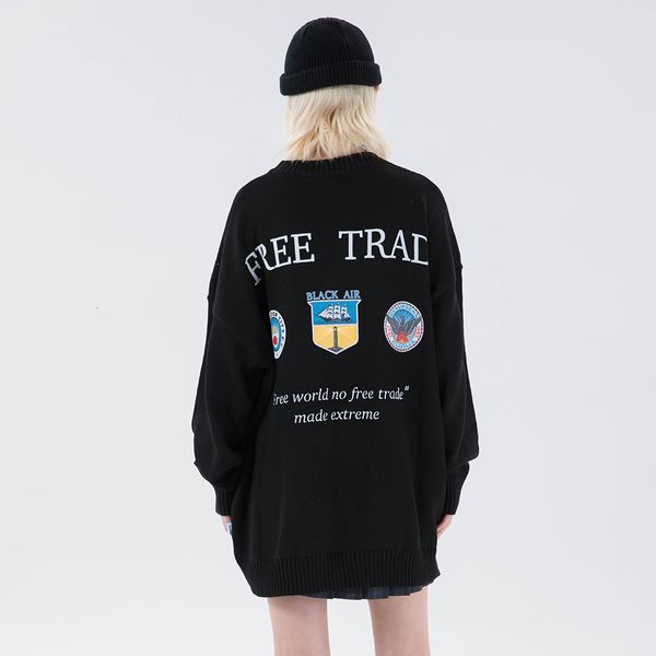 sweaters sweater harajuku shirts for women's winter clothes 2021 large sleeves long korean fashion streetwear, White;black
sweaters sweater harajuku shirts for women's winter clothes 2021 large sleeves long korean fashion streetwear, White;black