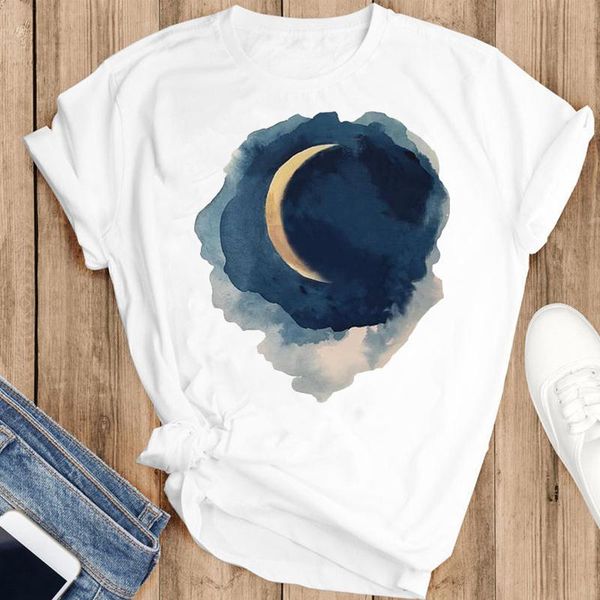 women's t-shirt women graphic watercolor night peace cute heart fashion print short sleeve summer female clothes tees tshirt, White
women's t-shirt women graphic watercolor night peace cute heart fashion print short sleeve summer female clothes tees tshirt, White