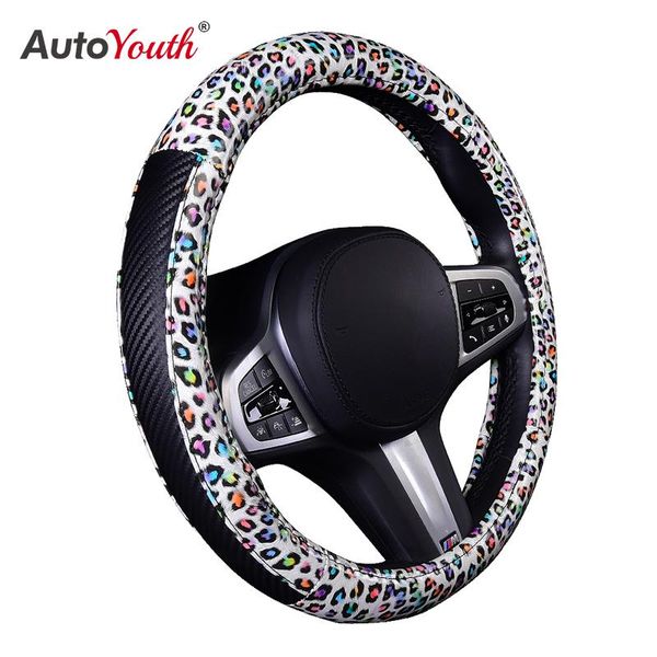 steering wheel covers luminous leopard print cover pu leather rough grain embossed fit women girls,universal 15in
steering wheel covers luminous leopard print cover pu leather rough grain embossed fit women girls,universal 15in