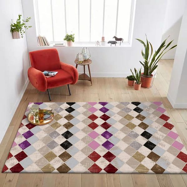 fashion nordic american retro lattice geometric stitching living room bedroom kitchen bedside carpet floor mat customization carpets
fashion nordic american retro lattice geometric stitching living room bedroom kitchen bedside carpet floor mat customization carpets