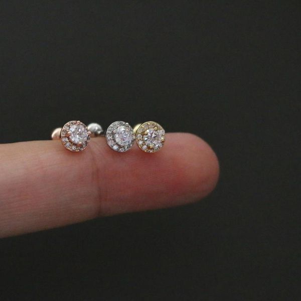 stud 1 pcs cute small round zircon shape earring for women trendy stainless steel bar ear cartilage cuff jewelry, Golden;silver
stud 1 pcs cute small round zircon shape earring for women trendy stainless steel bar ear cartilage cuff jewelry, Golden;silver
