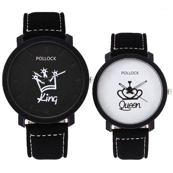 10pcs/lot creative women mens king queen lovers couple leather watches valentine's day gifts fashion wrist watch clock wristwatches, Slivery;brown
10pcs/lot creative women mens king queen lovers couple leather watches valentine's day gifts fashion wrist watch clock wristwatches, Slivery;brown