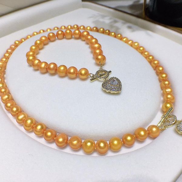 earrings & necklace habitoo 9-10mm yellow freshwater pearl bracelet luxurious jewelry set heart cz clasp for women 2021 gift fashion, Silver
earrings & necklace habitoo 9-10mm yellow freshwater pearl bracelet luxurious jewelry set heart cz clasp for women 2021 gift fashion, Silver