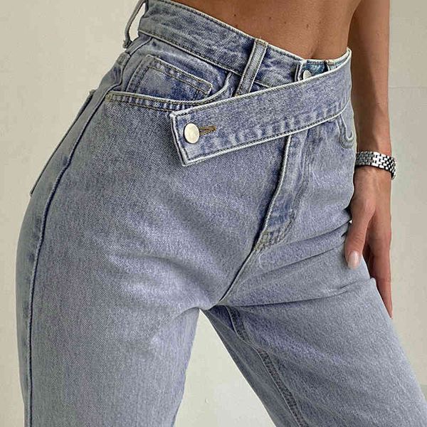 darlingaga streetwear straight solid woman jeans slim fashion pockets long trousers autumn ladies high waist denim pants bottom, Blue
darlingaga streetwear straight solid woman jeans slim fashion pockets long trousers autumn ladies high waist denim pants bottom, Blue