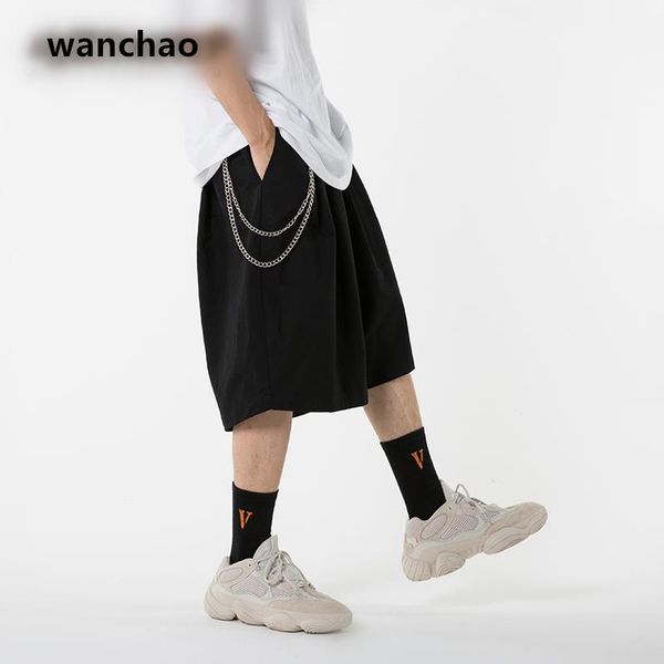 women's pants & capris wanchao women/men summer trousers casual elastic waist female cropped oversize harajuku loose straight jogger, Black;white
women's pants & capris wanchao women/men summer trousers casual elastic waist female cropped oversize harajuku loose straight jogger, Black;white