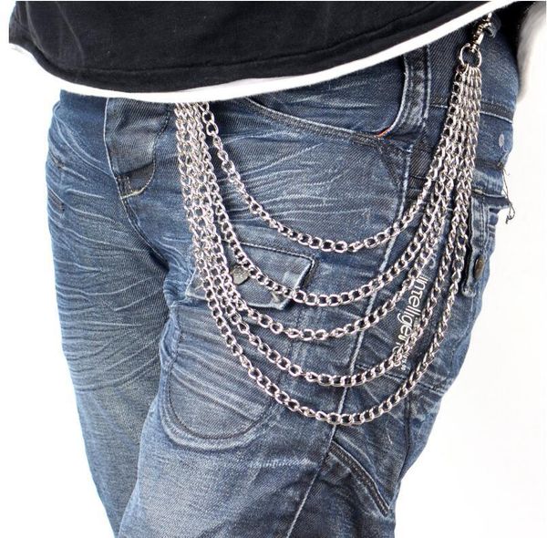 keychains mens hip punk rock pants trousers jeans waist wallet skull metal chains, Silver
keychains mens hip punk rock pants trousers jeans waist wallet skull metal chains, Silver